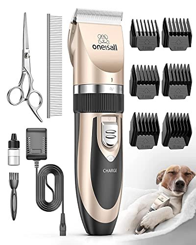 Best Dog Grooming Kit Amazon: Quiet, Rechargeable Clippers and Vacuum Combo