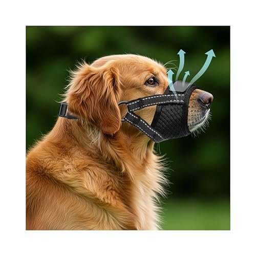 Comfort Muzzle for Dogs: Breathable, Adjustable, and Safe for Large Breeds