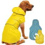 Dog Raincoat With Hood: Waterproof, Adjustable, and Reflective for All Sizes