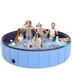 Foldable Dog Swimming Pool XL: Ultimate Portable Pool for Large Dogs