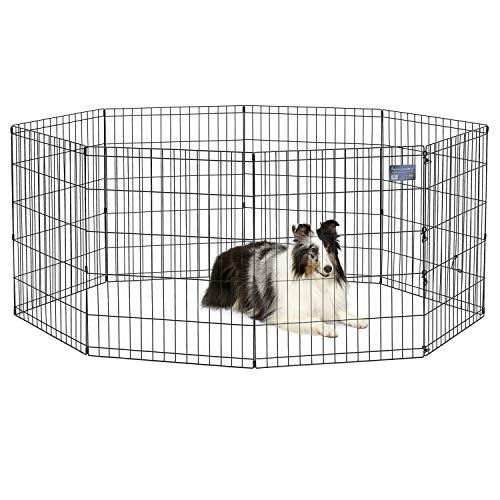 Foldable Metal Dog Playpen: Durable, Portable Exercise Space for Pets