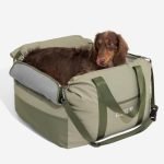 Funny Fuzzy Dog Car Seat: Cozy, Waterproof Travel Bed for Pets