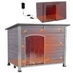 Heated Outdoor Dog Kennel With Roof: Ultimate Weatherproof Shelter for Dogs