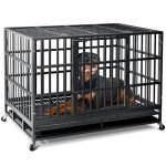Heavy Duty Dog Crate for Escape Artists: Ultimate Security for Large Dogs