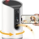 Pet Camera With Treat Dispenser: Ultimate 360° View and Remote Tossing