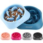 Slow Feeder Dog Bowl Anti Gulp: Stop Choking & Promote Healthy Eating
